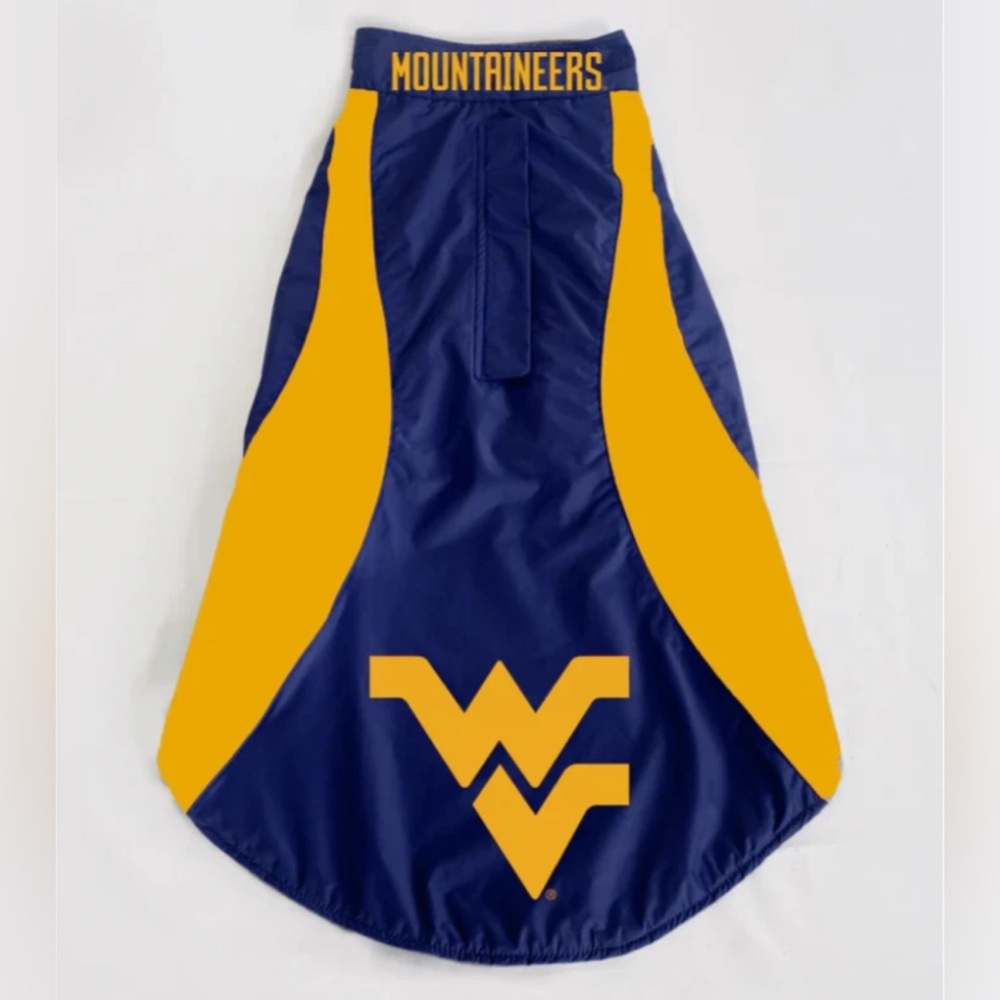 NCAA WEST VIRGINIA Baydog Saginaw Fleece Lined Dog Jacket Size M/L - NEW - Picture 2 of 4